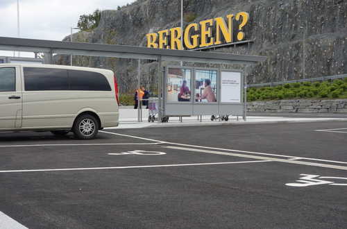 Handikapparkering Bergen Lufthavn Flesland 